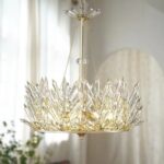 D0105 Dutti LED Glass icicle Modern Chandelier for Dining Room, Restaurant, Showroom