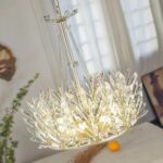 D0105 Dutti LED Glass icicle Modern Chandelier for Dining Room, Restaurant, Showroom