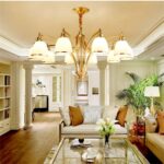 DB008 DUTTI LED Bronze Chandelier modern European American for living room restaurant atmosphere 3 5 6  8 19 light arm three color adjustment