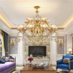 DB010 DUTTI LED Bronze Chandelier crystal luxury for living room villa lobby restaurant bedroom American European Nordic 5 6 8 10 15 light arm