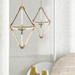 Dutti D0064 LED Pendant Light diamond Nordic model room lamp creative geometric triangle restaurant art acrylic LED chandelier